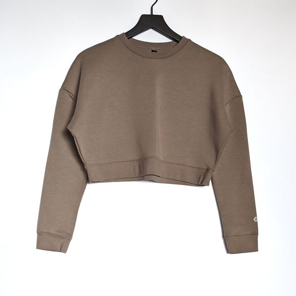 Core 10 Sweaters - Core 10 Motion Tech Fleece Cropped Crew Sweater